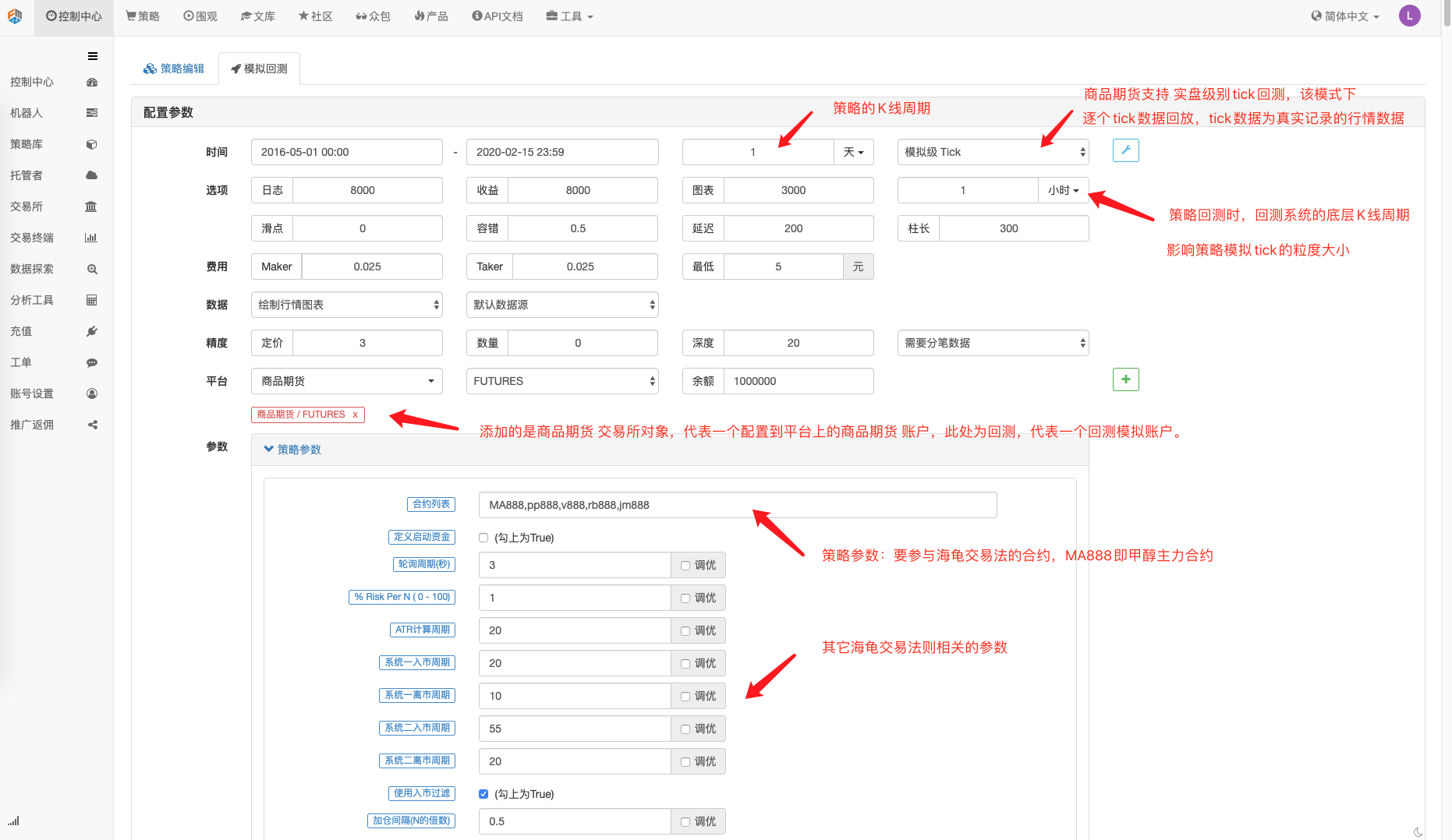 升级商品期货多品种海龟交易策略以及回测说明