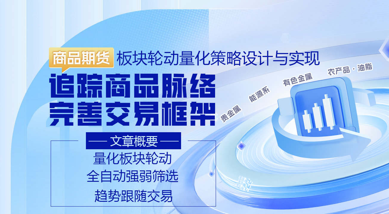 商品板块轮动量化策略设计与实现 —— 追踪商品脉络,完善交易框架