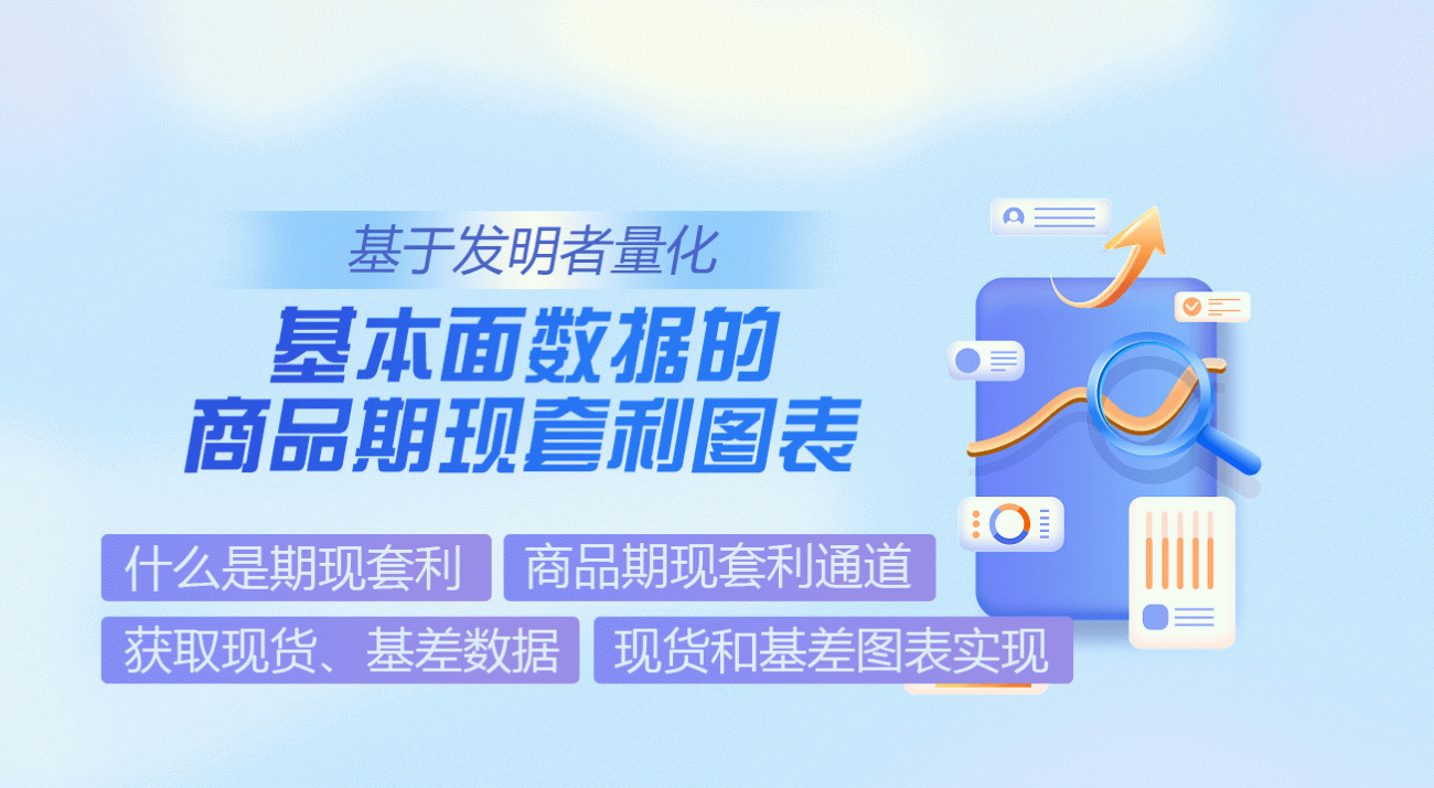 基于优宽量化基本面数据的商品期现套利图表