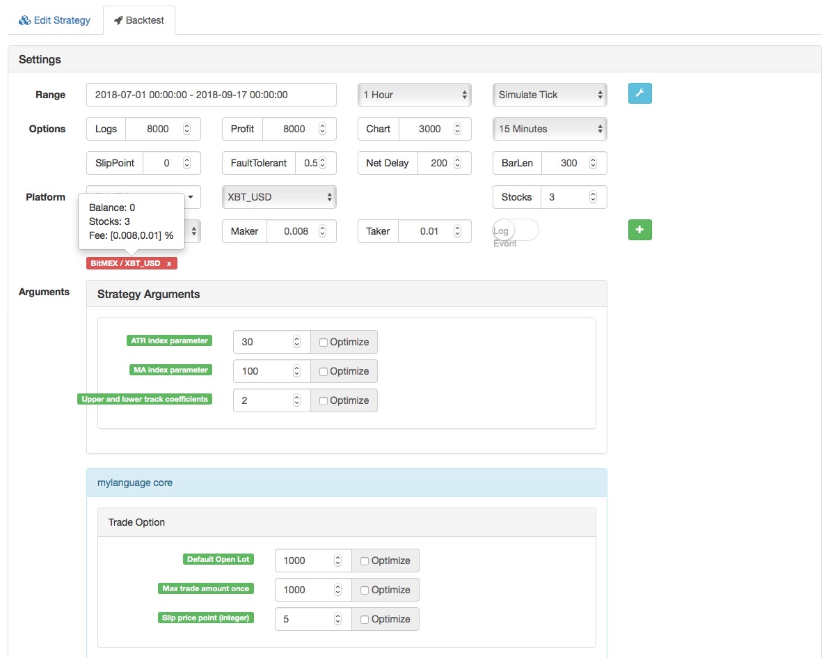 波动率ATR轨道突破策略